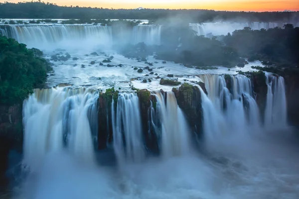 Iguazu Falls Dramatic Landscape View Argentinian Side South America — Foto de Stock