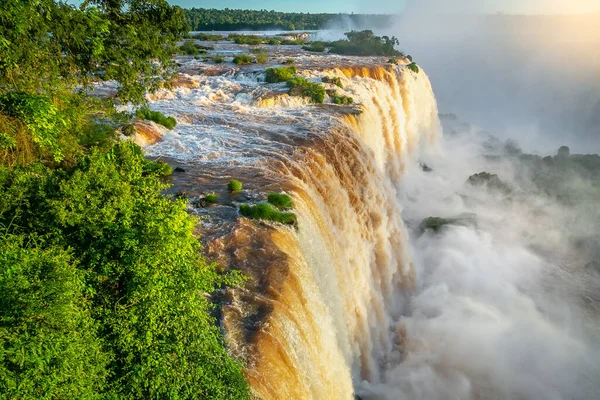 Iguazu Falls Dramatic Landscape View Argentinian Side South America — Stock Photo, Image