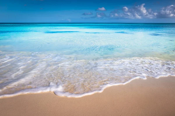 Tropical Paradise Aruba Idyllic Caribbean Beach Sunny Day Dutch Antilles — Stock Photo, Image