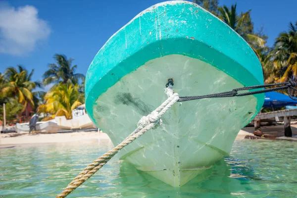 Cancun Marina Con Barcos Idílica Playa Caribeña Atardecer Riviera Maya —  Fotos de Stock
