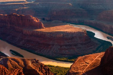 Ded Horse Ulusal Parkı 'ndan Colorado Nehri, Utah, ABD