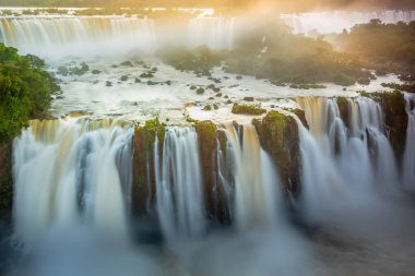 Iguazu Falls dramatic landscape, view from Argentinian side, South America