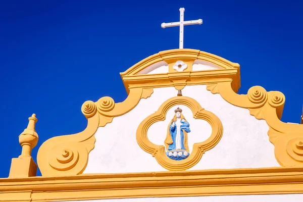 Εκκλησία Της Παναγίας Που Βρίσκεται Στο Arraial Dajuda Porto Seguro — Φωτογραφία Αρχείου