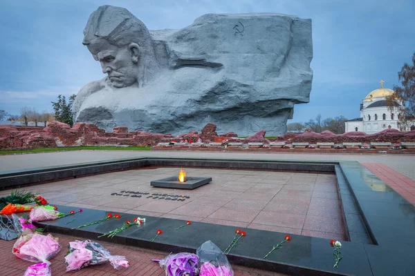 Emlékmű Komplexum Breszt Erőd Hős Nagy Honvédő Háború Fehéroroszország Kelet — Stock Fotó