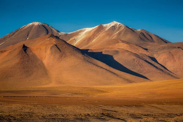 Atacama Desert Volcanic Arid Landscape Northern Chile Border Bolivia South — Fotografia de Stock