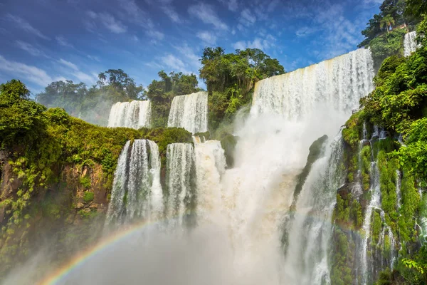 Iguazu Falls Dramatic Landscape View Argentinian Side South America —  Fotos de Stock