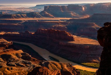 Ölü At Ulusal Parkı 'ndan Colorado Nehri, Utah, ABD