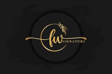 Lüks logo tasarımı ilk uçuş. El yazısı vektör logosu tasarımı resimleme