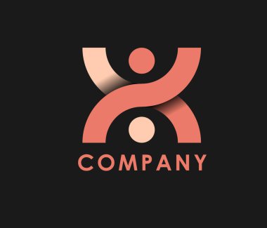 İnsanlar logo vektör şablonu illüstrasyon işaret tasarım topluluğu ve toplanma