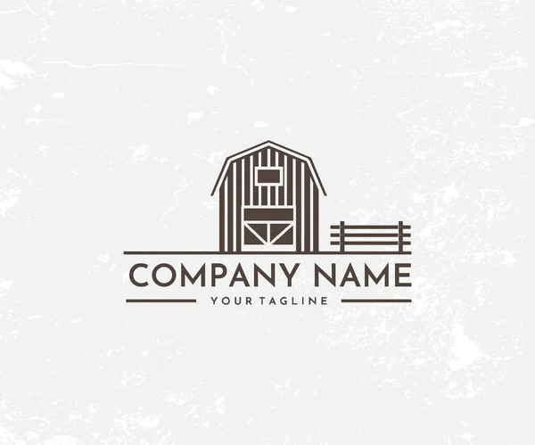 Farm Ranch Paddock Logo Horse Logo Design Graphic Vector Image — Stockový vektor