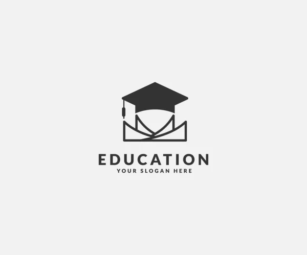 Reach Best University College Graduate Campus Logo Design Inspiration — Image vectorielle