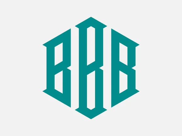 Logo Monogram Abstract Initial Alphabet — Archivo Imágenes Vectoriales