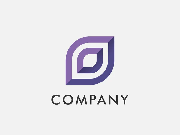 Desain Logo Perusahaan Bisnis - Stok Vektor