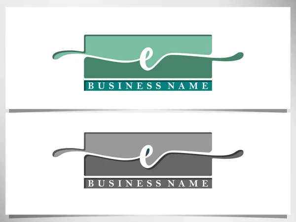 Kreatives Signature Logo Design Handschrift Monogramm Buchstabe Logo Design Isoliert — Stockvektor