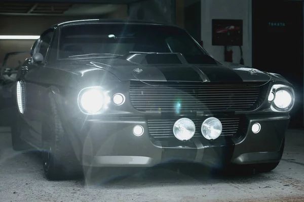 Shelby Gt500 Eleanor Vagyok Shelby Mustang Egy Nagy Teljesítményű Változata — Stock Fotó