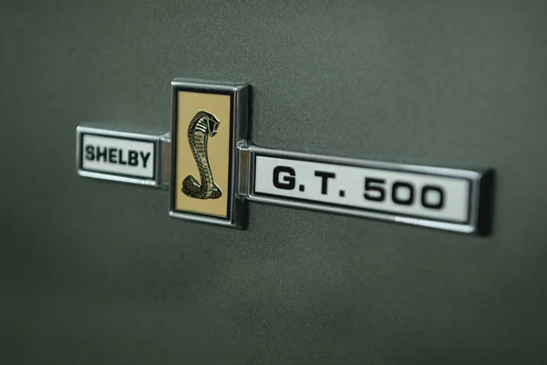 Shelby Gt500 Eleanor Der Shelby Mustang Ist Eine Leistungsstarke Variante — Stockfoto