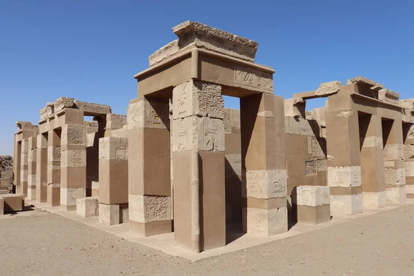 Ναός Του Σατέ Στο Ελεφαντίνο Νησί Ασουάν Αίγυπτος — Φωτογραφία Αρχείου