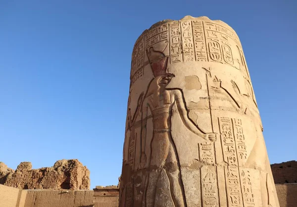 Templo Sobek Kom Ombo Assuão Egito — Fotografia de Stock