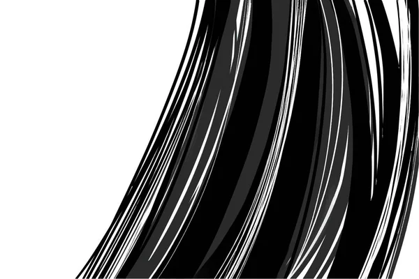 Black White Acrylic Background White Canvas Minimalism Graphic Line Background — Stock Vector