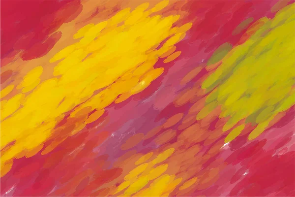 Akvarell Háttér Színek Piros Narancssárga Tónusok Kifejezett Stroke Színes Vektor — Stock Vector