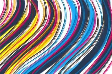 Akrilik çok renkli arkaplan, beyaz tuval, geometrik çizgiler, minimalizm, renkli vektör illüstrasyonu, afiş arkaplan