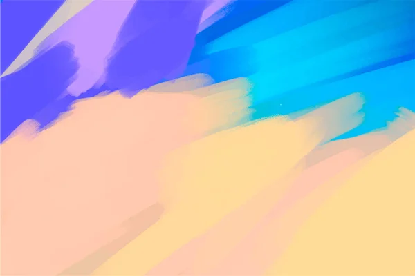 Acrylic Background Pastel Colors Pronounced Strokes Strokes Paint Geometric Stripes — Vetor de Stock