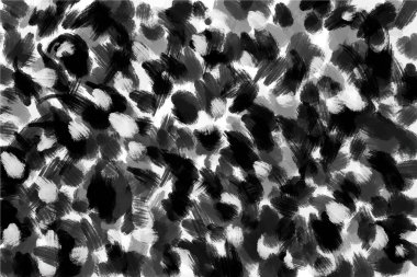 Siyah beyaz akrilik boya arka plan vuruşları, vektör çizimi