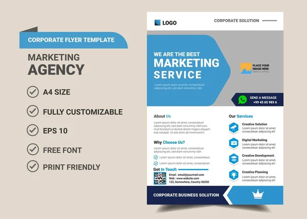 Flyer design modern templates 