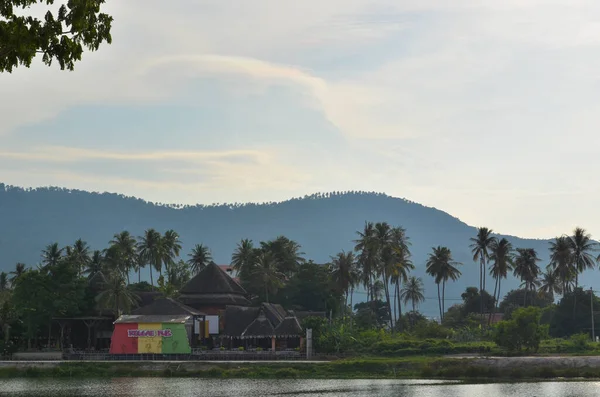 Blick Auf Den Fluss Dschungel Von Thailand — Stockfoto