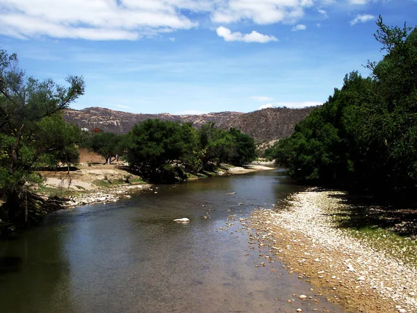 Schöne Aussicht Auf Den Fluss Den Bergen — Stockfoto