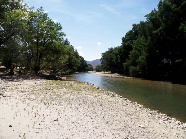 Fluss Den Bergen — Stockfoto