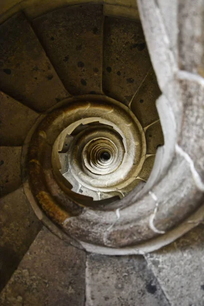 Spiral Staircase Sagrada Famlia Barcelona Spain — стокове фото