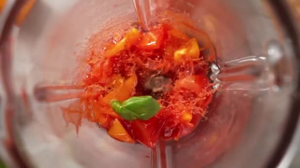 Bloody Mary Frullatore Frullato Pomodori — Video Stock