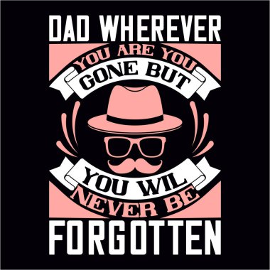 Baba t-shirt tasarım vektör dosyası