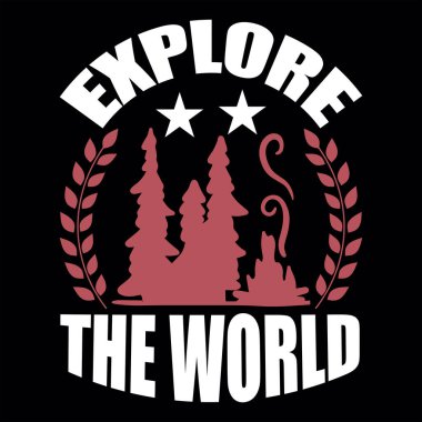 Kamp tişörtü tasarım dosyası