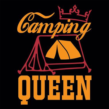 Kamp tişörtü tasarım dosyası