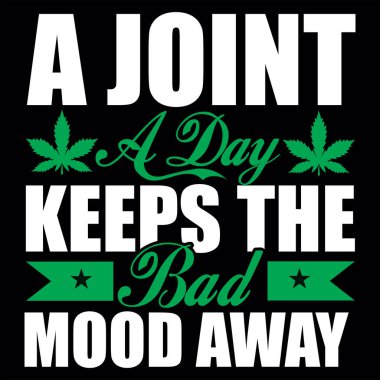 Esrar t-shirt tasarım vektör dosyası