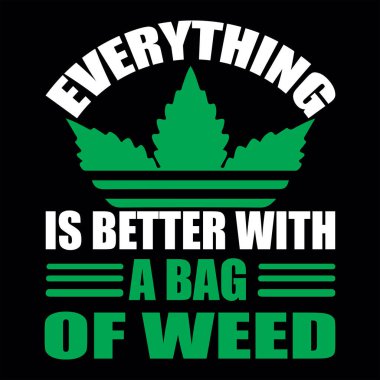 Esrar t-shirt tasarım vektör dosyası