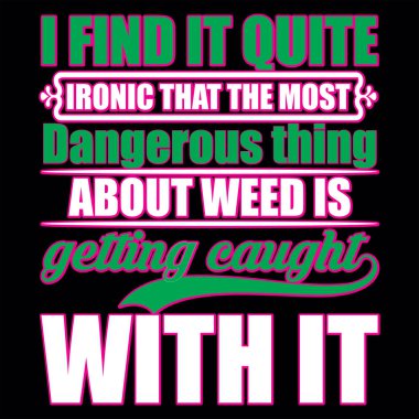 Esrar t-shirt tasarım vektör dosyası