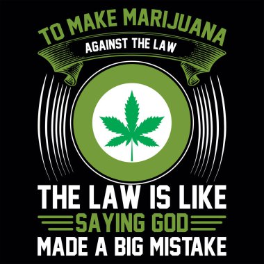 Esrar t-shirt tasarım vektör dosyası