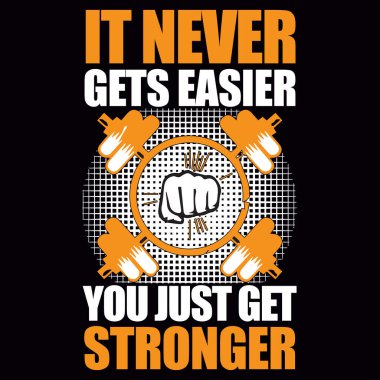 Jimnastik-fitness t-shirt tasarım vektör dosyası