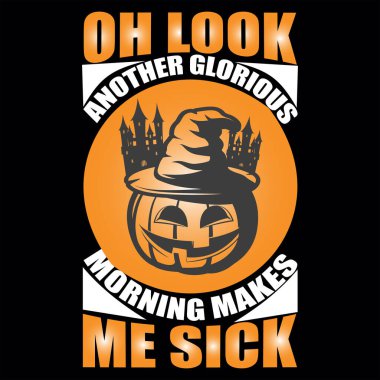 Halloween t-shirt tasarım vektör dosyası