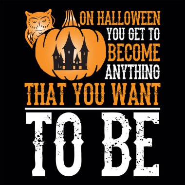 Halloween t-shirt tasarım vektör dosyası