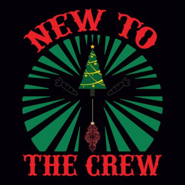 Noel tişörtü tasarım vektör dosyası