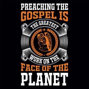 Christian T-shirt Tasarım Vektörü dosyası