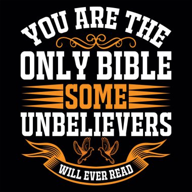 Christian T-shirt Tasarım Vektörü dosyası