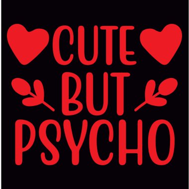 Seni yazı seviyorum. Vektör çizim