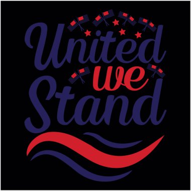 4 Temmuz tişört tasarım vektör dosyası