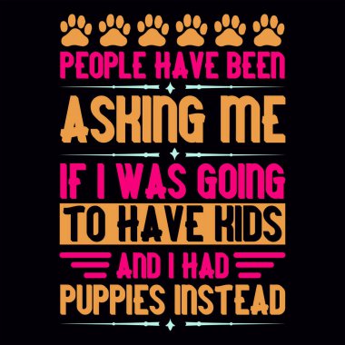 Köpek tişörtü tasarım vektör dosyası