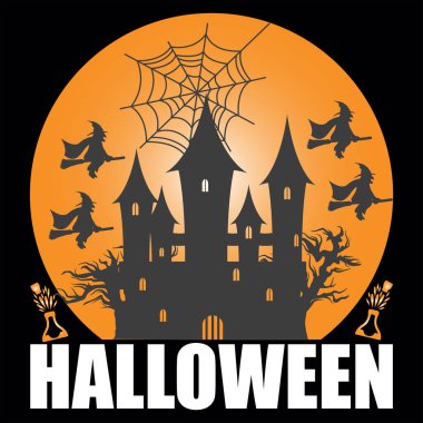 Cadılar Bayramı tişört tasarım dosyası